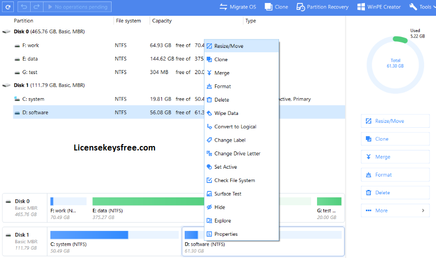 download easeus partition master portable