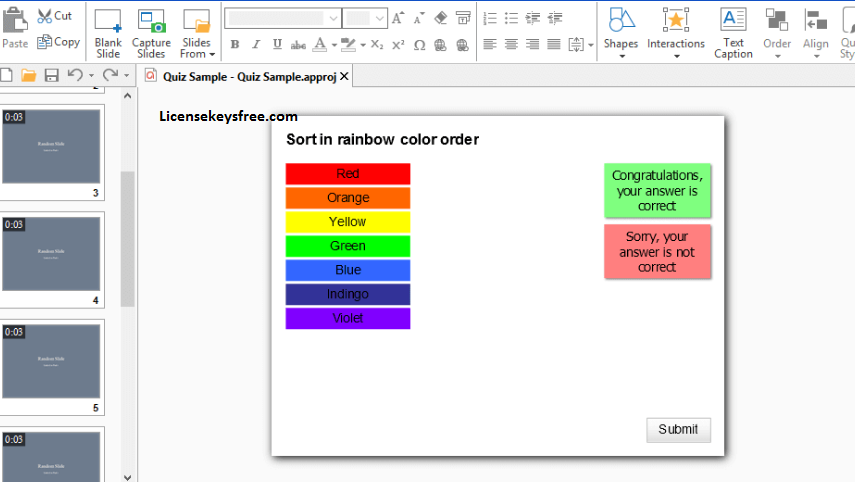 ActivePresenter Key