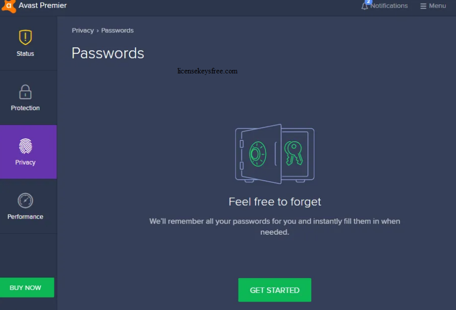 Avast Premium Security Key