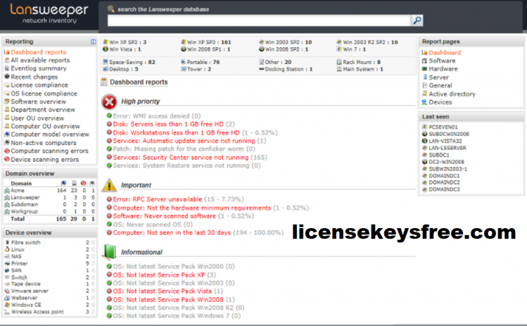 lansweeper license key download